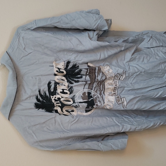 Margaritaville 5 O'clock Somewhere button up - Picture 1 of 6